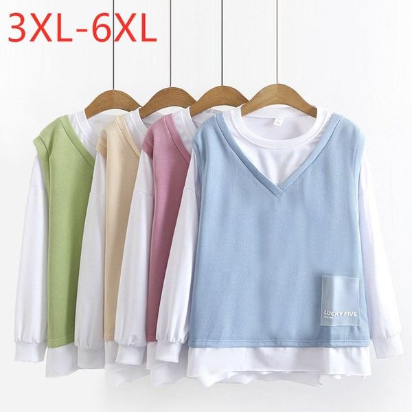 plus size t-shirt 2021 ladies autumn winter for women large pullover long sleeve cotton blue pink 3xl 4xl 5xl 6xl, Black
plus size t-shirt 2021 ladies autumn winter for women large pullover long sleeve cotton blue pink 3xl 4xl 5xl 6xl, Black