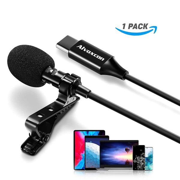 lavalier lapel microphone, alvoxcon tie clip mic for android smartphone, tablet with usb type c interface for recording youtube
lavalier lapel microphone, alvoxcon tie clip mic for android smartphone, tablet with usb type c interface for recording youtube