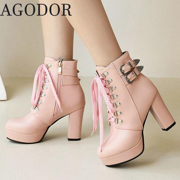 boots agodor block heel ankle for women lace up high womens platform winter shoes zipper elegant plush size, Black
boots agodor block heel ankle for women lace up high womens platform winter shoes zipper elegant plush size, Black