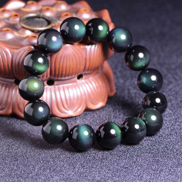 strands popular accessories rainbow eye obsidian bracelet send certificate crystal, Black
strands popular accessories rainbow eye obsidian bracelet send certificate crystal, Black