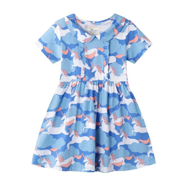 summer girls dress cute o neck print unicorn blue es vestidos 2-7t 210629, Red;yellow
summer girls dress cute o neck print unicorn blue es vestidos 2-7t 210629, Red;yellow