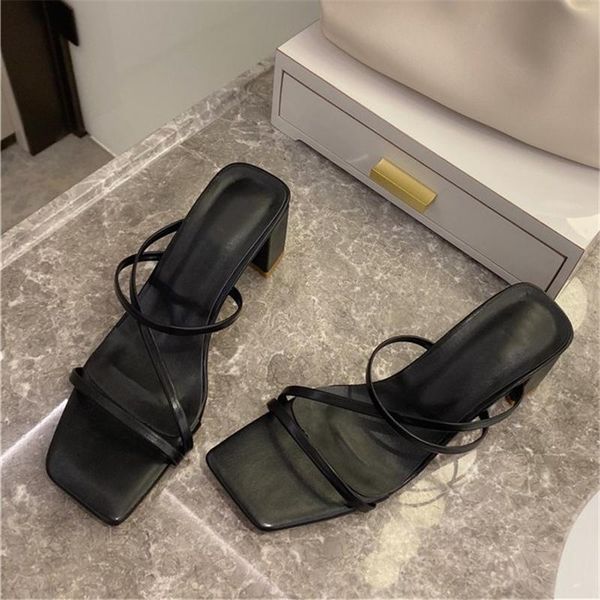 sandals chic stone pattern high heels solid color narrow band women slippers luxury runway party summer beach, Black
sandals chic stone pattern high heels solid color narrow band women slippers luxury runway party summer beach, Black