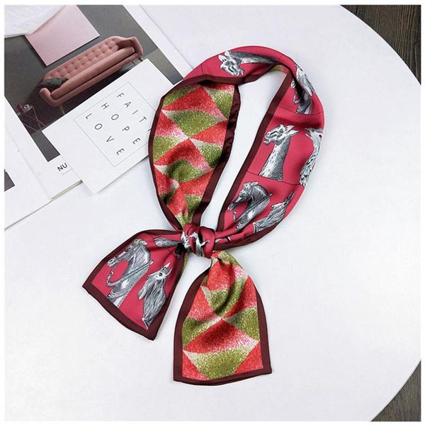 scarves 2021 elegant floral silk long scarf hair tie band small women neckerchief head autumn fashion scarf, shawl, Blue;gray
scarves 2021 elegant floral silk long scarf hair tie band small women neckerchief head autumn fashion scarf, shawl, Blue;gray