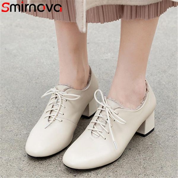 dress shoes smirnova 2021 arrive women pumps autumn winter single lace up simple square heel office ladies, Black
dress shoes smirnova 2021 arrive women pumps autumn winter single lace up simple square heel office ladies, Black