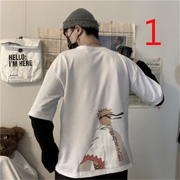 New 2021 Long Sleeve Korean Loose Top Personalized Simple Men's Undershirt 91TG, White;black
New 2021 Long Sleeve Korean Loose Top Personalized Simple Men's Undershirt 91TG, White;black
