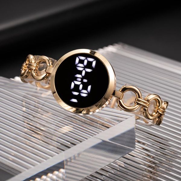 wristwatches electronic wrist watch digital watches for women female women's luxury led bracelet femme montre homme zegarek, Slivery;brown
wristwatches electronic wrist watch digital watches for women female women's luxury led bracelet femme montre homme zegarek, Slivery;brown