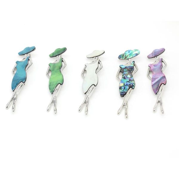 pins, brooches natural shell alloy metal pendant brooch girl shape dyed abalone accented charms for jewelry making ornament, Gray
pins, brooches natural shell alloy metal pendant brooch girl shape dyed abalone accented charms for jewelry making ornament, Gray