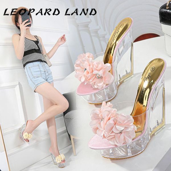 sandals leopard land flower thick bottom super high heels transparent special crystal shoes waterproof platform slope lfd, Black
sandals leopard land flower thick bottom super high heels transparent special crystal shoes waterproof platform slope lfd, Black