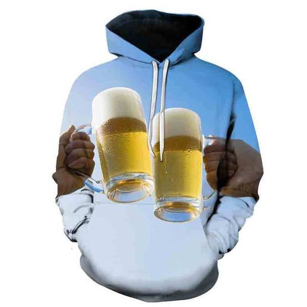 autumn and winter new 3d beer printing men's fashion hooded mens sport jackets hoodies sweaters for sportswear, Black
autumn and winter new 3d beer printing men's fashion hooded mens sport jackets hoodies sweaters for sportswear, Black