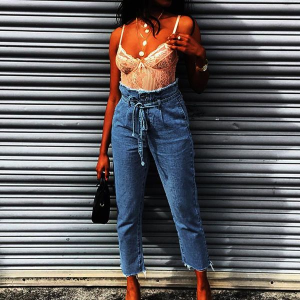 women's jeans arrival womens plus size high waist trimmings casual slim skinny solid color denim pants with belt #g3, Blue
women's jeans arrival womens plus size high waist trimmings casual slim skinny solid color denim pants with belt #g3, Blue