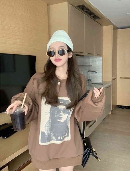 chic thickened sweater long sleeve coat head women's bf lazy fashion autumn and winter, Black
chic thickened sweater long sleeve coat head women's bf lazy fashion autumn and winter, Black