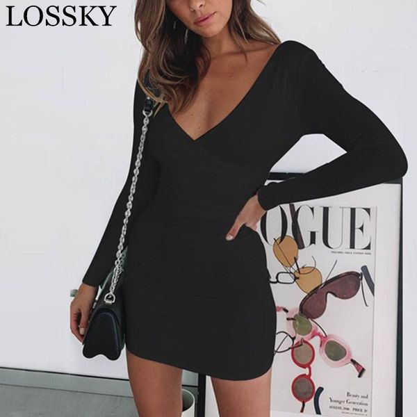 casual dresses women autumn winter party club mini dress bodycon slim long sleeve basic white black ladies vestidos, Black;gray
casual dresses women autumn winter party club mini dress bodycon slim long sleeve basic white black ladies vestidos, Black;gray