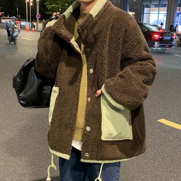 2021 new winter-proof dwaterproof water parkas snow coats youth thick wool cotton-padded lamb fleece clothes casual coat on both sides x, Black;brown
2021 new winter-proof dwaterproof water parkas snow coats youth thick wool cotton-padded lamb fleece clothes casual coat on both sides x, Black;brown