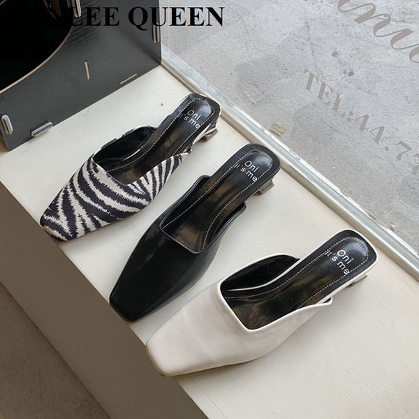 2021 new spring shoes women outdoor slipper square toe slip on mule fashion zebra pattern low heel ladies slide zapatillas mujer, Black
2021 new spring shoes women outdoor slipper square toe slip on mule fashion zebra pattern low heel ladies slide zapatillas mujer, Black