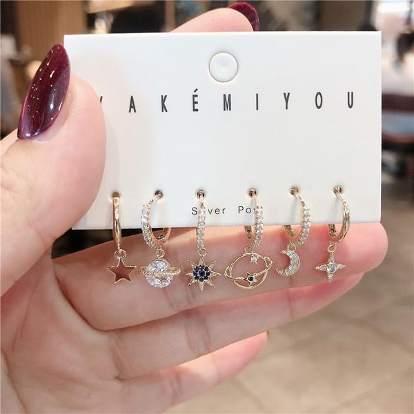 hoop & huggie ipengjel fashion 6 pcs small earrings sets gold color black crystal for women hoops jewelry 2021, Golden;silver
hoop & huggie ipengjel fashion 6 pcs small earrings sets gold color black crystal for women hoops jewelry 2021, Golden;silver
