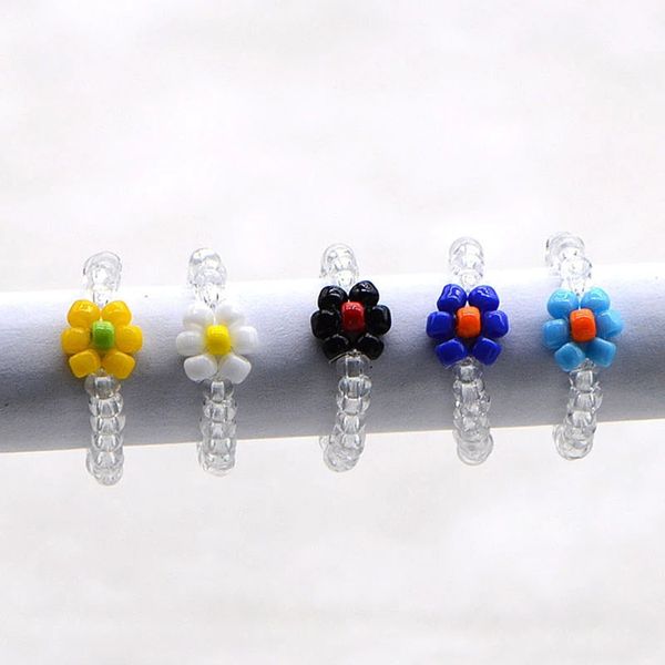 korean retro trend transparent acrylic color weave flowers beads ring for women girl party summer jewelry, Silver
korean retro trend transparent acrylic color weave flowers beads ring for women girl party summer jewelry, Silver