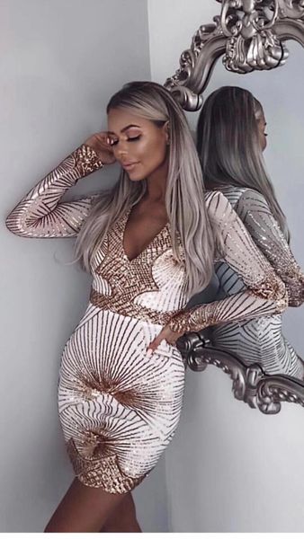 casual dresses 2021 women beige nude long sleeve v neck sequin fashion celebrity party dress vestidos, Black;gray
casual dresses 2021 women beige nude long sleeve v neck sequin fashion celebrity party dress vestidos, Black;gray