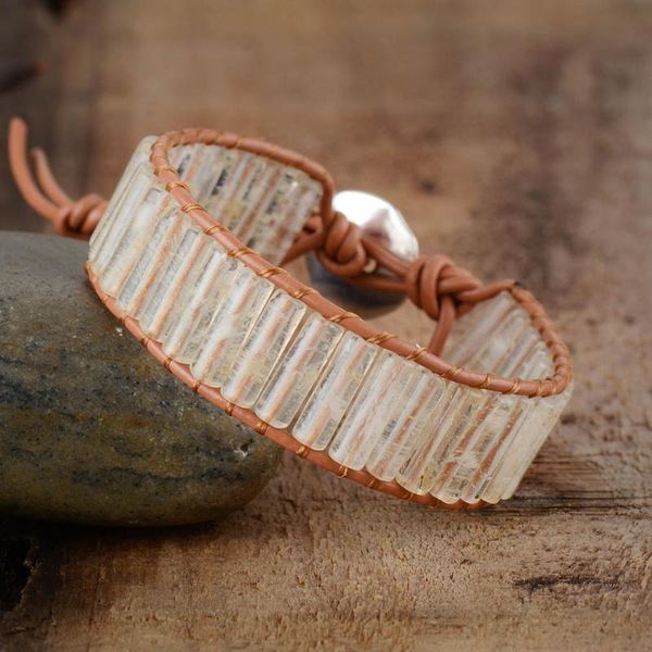 tennis wrap bracelet femme natural quartz stone mens womens leather beads bohemia couples jewelry, Golden;silver
tennis wrap bracelet femme natural quartz stone mens womens leather beads bohemia couples jewelry, Golden;silver