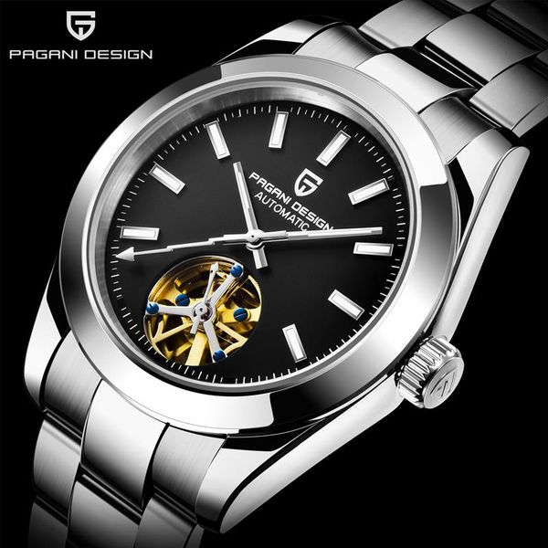 wristwatches pagani design brand business waterproof mechanical watch stainless steel men sapphire glass tourbillon automatic, Slivery;brown
wristwatches pagani design brand business waterproof mechanical watch stainless steel men sapphire glass tourbillon automatic, Slivery;brown