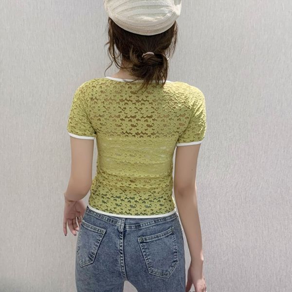 2021 new summer korean clothes t-shirt vintage o-neck lace women ropa mujer with chest wrap shirt short sleeve tees t06412 a5pp, White
2021 new summer korean clothes t-shirt vintage o-neck lace women ropa mujer with chest wrap shirt short sleeve tees t06412 a5pp, White
