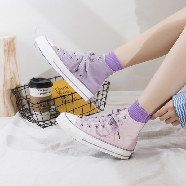 2020 fashion women sneakers canvas breathable casual women shoes solid color korean style high flats high quality
2020 fashion women sneakers canvas breathable casual women shoes solid color korean style high flats high quality