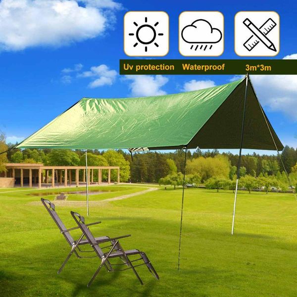 3x3m port3mx3m portable lightweight camping tent waterproof tarp rain shelter mat hammock cover ultralight uv garden awning
3x3m port3mx3m portable lightweight camping tent waterproof tarp rain shelter mat hammock cover ultralight uv garden awning