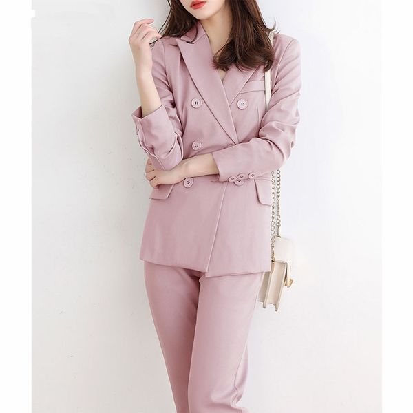 zawfl autumn fashion women solid notched slim blazer coat + fit long length button pants office lady suit 210603, White
zawfl autumn fashion women solid notched slim blazer coat + fit long length button pants office lady suit 210603, White