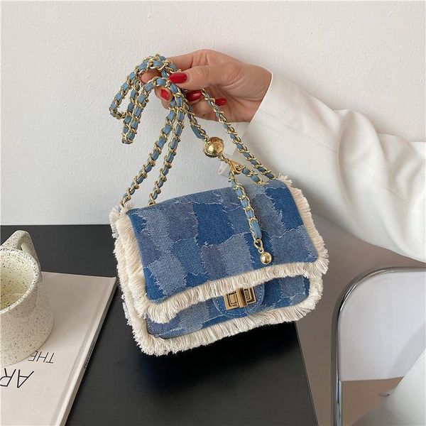 evening bags retro high-quality simple casual small fresh girl denim chain bag female summer 2021 korean fashion trendy messenger
evening bags retro high-quality simple casual small fresh girl denim chain bag female summer 2021 korean fashion trendy messenger