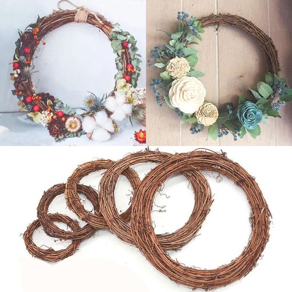 decorative flowers & wreaths 10-30cm wedding natural rattan wreath diy christmas party decoration garland material for home door wall orname
decorative flowers & wreaths 10-30cm wedding natural rattan wreath diy christmas party decoration garland material for home door wall orname