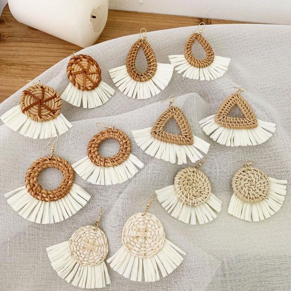 dangle & chandelier aensoa bohemian handmade rattan knit long earrings geometric tassel straw weave drop for women jewelry gifts, Silver
dangle & chandelier aensoa bohemian handmade rattan knit long earrings geometric tassel straw weave drop for women jewelry gifts, Silver