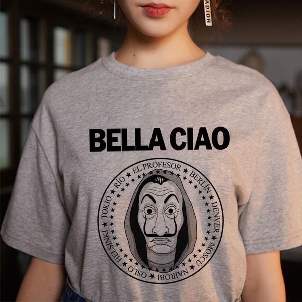 fashion summer t-shirt the house of paper money heist la casa de papel gothic tee harajuku women clothes t-shirt female, White
fashion summer t-shirt the house of paper money heist la casa de papel gothic tee harajuku women clothes t-shirt female, White