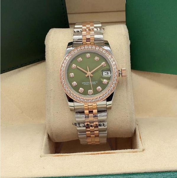 ladies automatic mechanical watch 31mm small round diamond 2813 movement 316 fine steel sports fashion, Slivery;brown
ladies automatic mechanical watch 31mm small round diamond 2813 movement 316 fine steel sports fashion, Slivery;brown