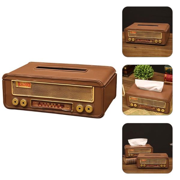 tissue boxes & napkins 1pc household radio shaped deskholder creative storage container
tissue boxes & napkins 1pc household radio shaped deskholder creative storage container