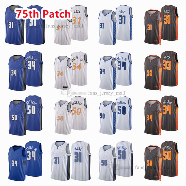 printed 75th patch city basketball jerseys terrence 31 ross wendell 34 carter robin 33 lopez cole 50 anthony jersey color white blue black c, Black;red
printed 75th patch city basketball jerseys terrence 31 ross wendell 34 carter robin 33 lopez cole 50 anthony jersey color white blue black c, Black;red