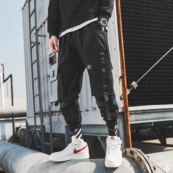 black cargo solid color women pant loose casual jogger pocket elastic waist ankle length trousers techwear male hip hop
black cargo solid color women pant loose casual jogger pocket elastic waist ankle length trousers techwear male hip hop