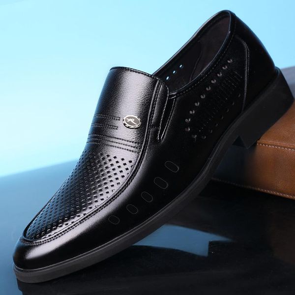 dress shoes middle-aged and old leisure business men's formal dad comfortable breathable hollow, Black
dress shoes middle-aged and old leisure business men's formal dad comfortable breathable hollow, Black