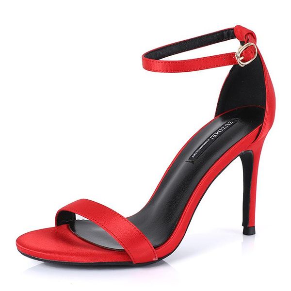sandals 2021summer stilettos heels ankle buckles strap ladylike temperament party shoes fashion red women big size 40, Black
sandals 2021summer stilettos heels ankle buckles strap ladylike temperament party shoes fashion red women big size 40, Black