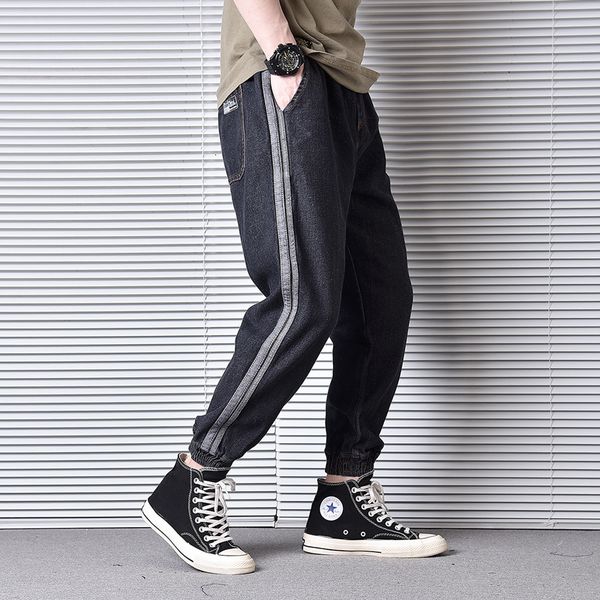 2021 new japanese style fashion loose fit vintage stripe designer cargo pants homme harem trousers strretwear hip hop jeans men edg3, Blue
2021 new japanese style fashion loose fit vintage stripe designer cargo pants homme harem trousers strretwear hip hop jeans men edg3, Blue