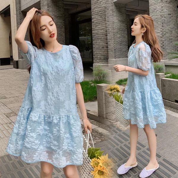 elegant maternity clothes summer short sleeve easy matching loose fleabane stylish dress for pregnant women mom dress, White
elegant maternity clothes summer short sleeve easy matching loose fleabane stylish dress for pregnant women mom dress, White