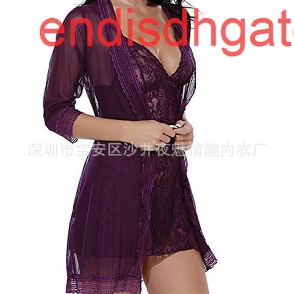 factoryz742lace pajamas three underwear piece perspective dress women's mesh suspender nightdress, Black;white
factoryz742lace pajamas three underwear piece perspective dress women's mesh suspender nightdress, Black;white