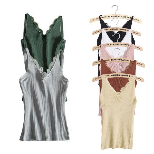 2021 women plain camisole lace splicing double v neck vest slim sling tank a18 40, White
2021 women plain camisole lace splicing double v neck vest slim sling tank a18 40, White