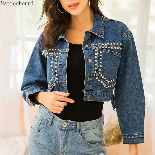2021 new beading jean women oversized autumn jackets vintage long sleeve short jacket casual loose quality denim coats k7mp, Black;brown
2021 new beading jean women oversized autumn jackets vintage long sleeve short jacket casual loose quality denim coats k7mp, Black;brown