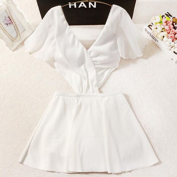 2021 new women solid white one piece swimwear swim beach dress summer female swimsuit swimming bathing suit beachwear
2021 new women solid white one piece swimwear swim beach dress summer female swimsuit swimming bathing suit beachwear