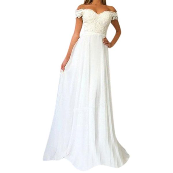 casual dresses women's off shoulder formal maxi dress sling cross wedding v-neck elegant party evening slim lace slash neck summer fema, Black;gray
casual dresses women's off shoulder formal maxi dress sling cross wedding v-neck elegant party evening slim lace slash neck summer fema, Black;gray