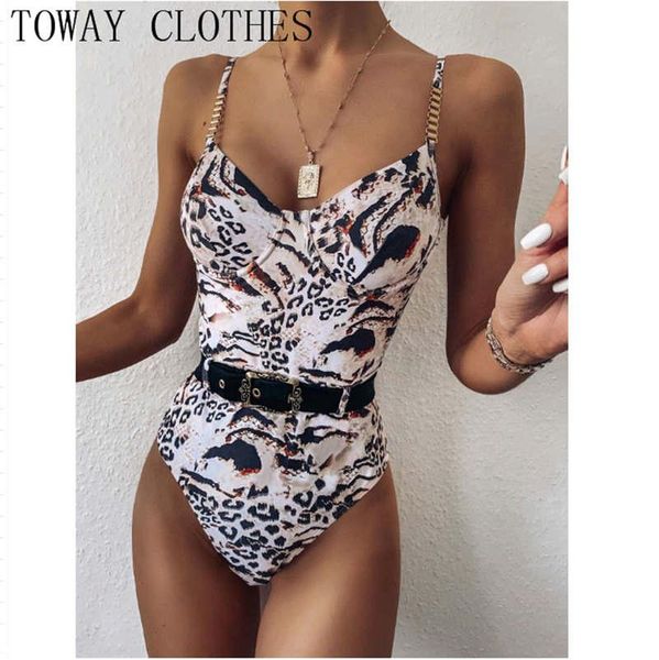 women summer v-neck spaghetti strap chain strap leopard print one piece swimsuit
women summer v-neck spaghetti strap chain strap leopard print one piece swimsuit