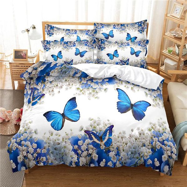 bedding sets 3d blue butterfly flower set duvet cover pillowcase soft comforter bed king size linen adults decor bedclothes
bedding sets 3d blue butterfly flower set duvet cover pillowcase soft comforter bed king size linen adults decor bedclothes
