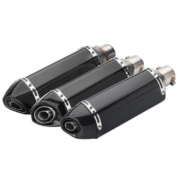 length 370mm inlet 51mm motorcycle exhaust pipe muffler carbon fiber look universal motorbike pitbike muffler pipe escape moto
length 370mm inlet 51mm motorcycle exhaust pipe muffler carbon fiber look universal motorbike pitbike muffler pipe escape moto