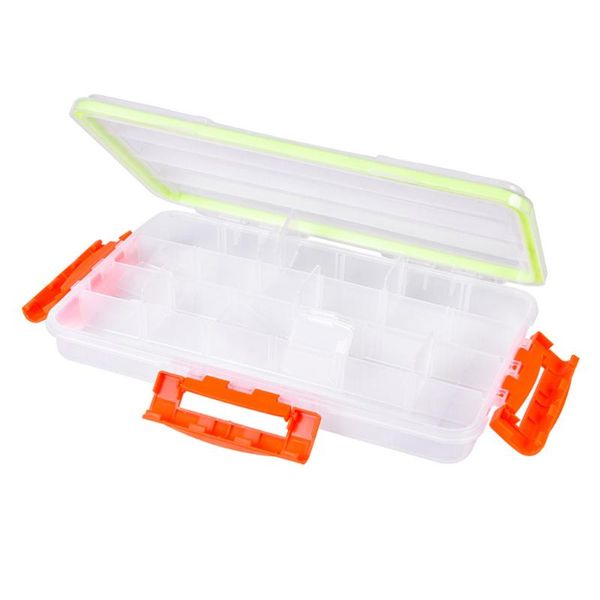 fishing accessories transparent tackle box with 3 latches waterproof storage outdoor organizer (small)
fishing accessories transparent tackle box with 3 latches waterproof storage outdoor organizer (small)