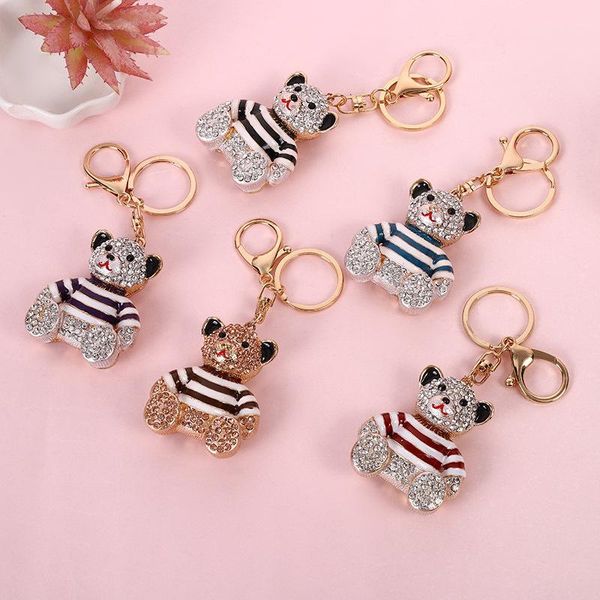 keychains exquisite rhinestone bear keychain metal crystal ladies wallet shoulder bag keyring charm small pendant gift, Silver
keychains exquisite rhinestone bear keychain metal crystal ladies wallet shoulder bag keyring charm small pendant gift, Silver