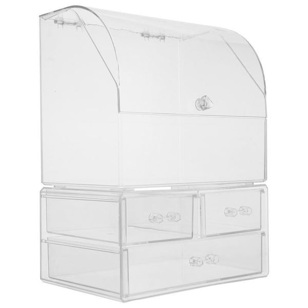 storage boxes & bins 1pc acrylic deskbox drawer type makeup tool holder transparent cosmetic organizer
storage boxes & bins 1pc acrylic deskbox drawer type makeup tool holder transparent cosmetic organizer